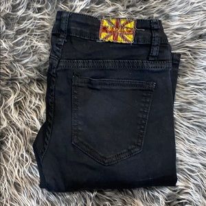 Super holy black skinnies